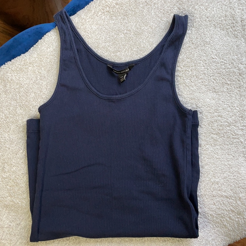 Bundle-Lace Pocket Shirt & Ribbed Tank-XS - Picture 4 of 5